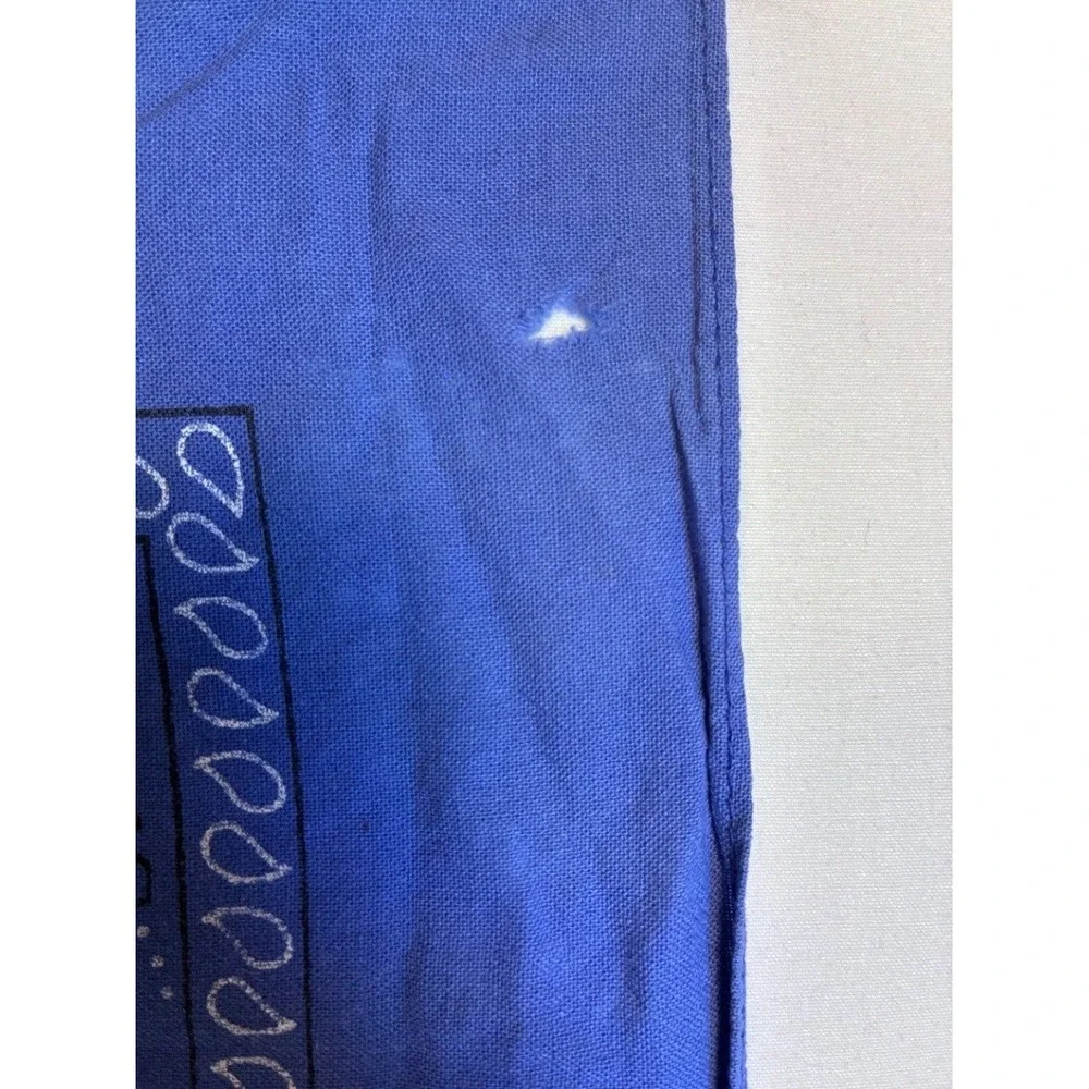 Harley-Davidson Blue Paisley Bandana Scarf Cotton Motorcycle Collectible